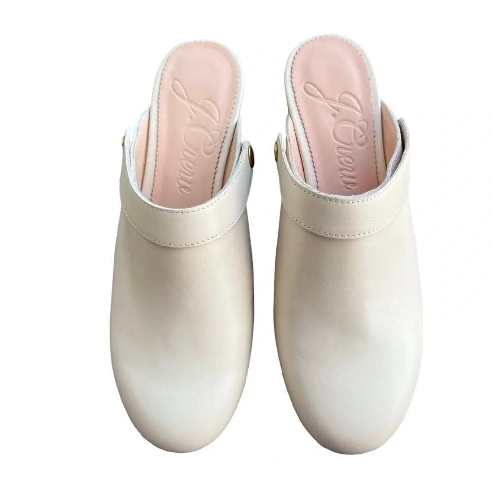 J. Crew - NWOB Convertible Leather Clogs Sz 6.5